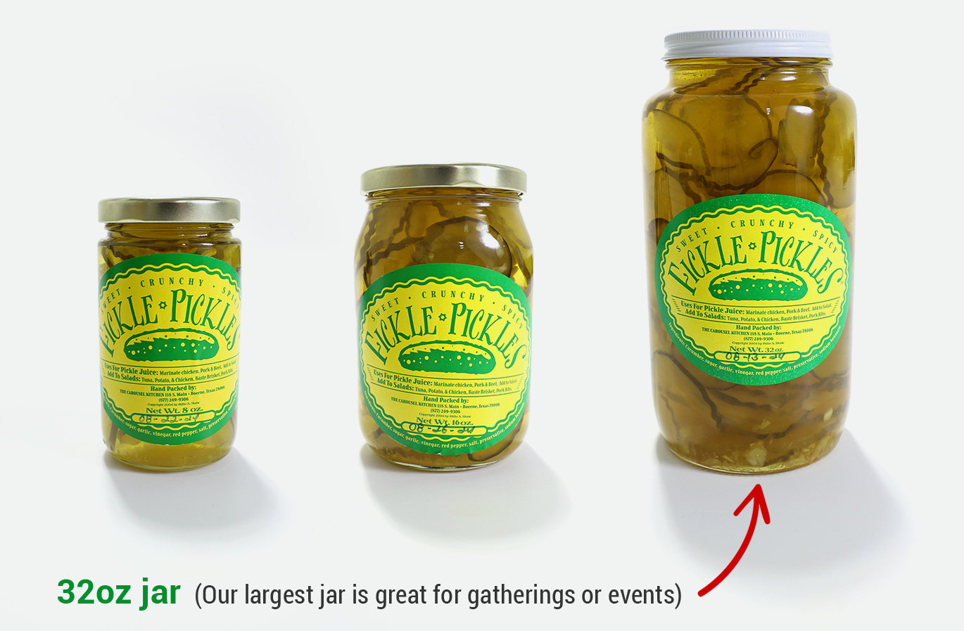 Fickle Pickles 32oz Jar