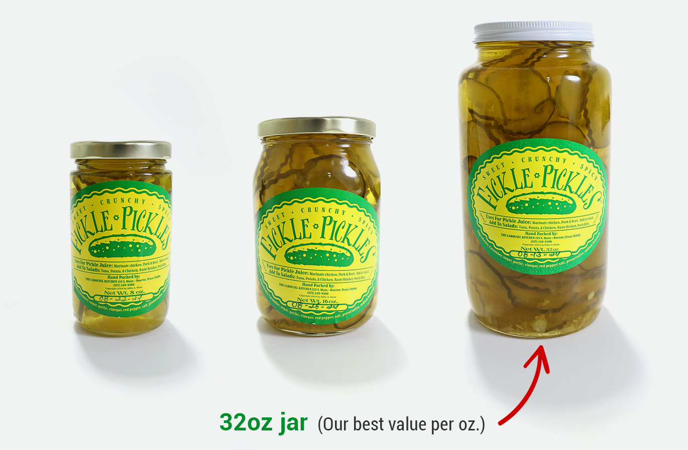 Fickle Pickles 32oz Jar